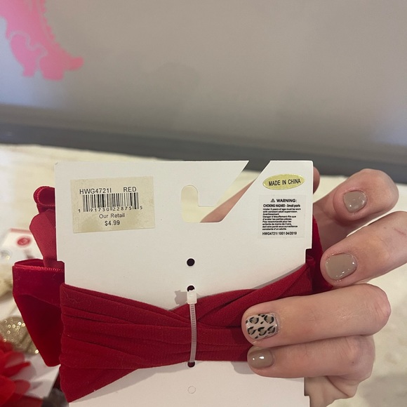 15 holiday headband and one pair of matching socks - Picture 3 of 6